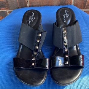 Dexflex Comfort Black Wedges